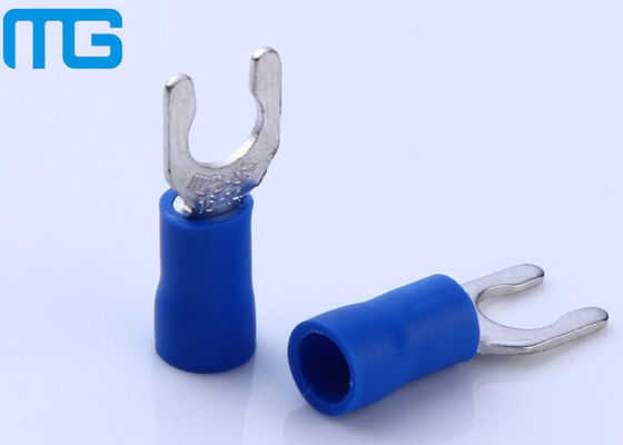Trung Quốc LSV Locking Insulated Wire Terminals 99.7% Pure Copper / Brass With PVC Blue Sleeve nhà cung cấp
