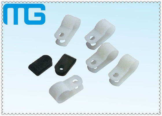 Trung Quốc 100 chiếc r loại trắng nylon tường cáp kẹp clip với nylon66 94v- 2, ce cấp giấy chứng nhận cáp phụ kiện nhà cung cấp