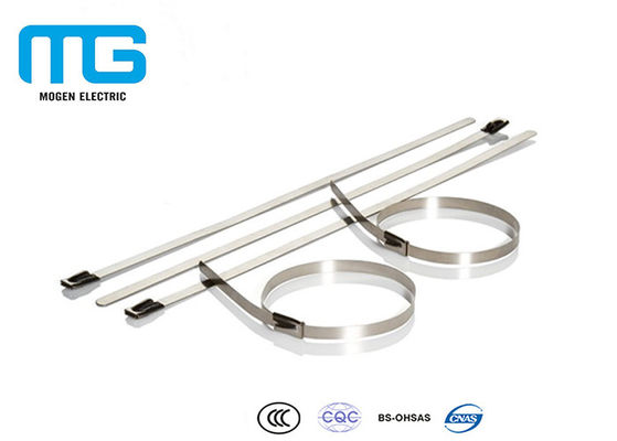 Trung Quốc 304 Ball lock SS Cable Ties Cable Accessories Stainless Steel Locking Ties nhà cung cấp