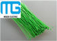 Quan hệ cáp nylon màu xanh lá cây / trắng, Tie nhựa kết thúc tốt đẹp 6 Inch 3 X 150mm Kích thước nhà cung cấp