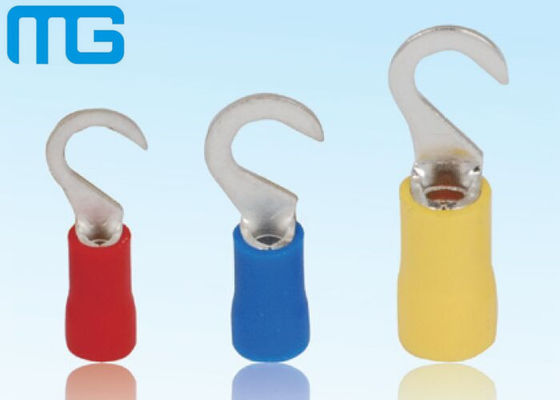 Trung Quốc HV Series Pre - Insulated Wire Terminals Hook - Shape Soldless Compression Cable Lugs nhà cung cấp