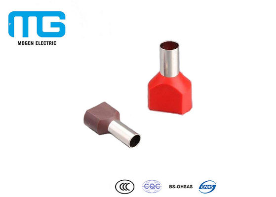 Trung Quốc Red Nylon Insulated Wire Terminals / Twin Cord End Terminals nhà cung cấp
