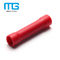 Red PVC Insulated Wire Butt Connectors / Electrical Crimp Connectors nhà cung cấp