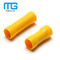 Yellow PVC Insulated Wire Butt Connectors / Electrical Crimp Terminal Connectors nhà cung cấp